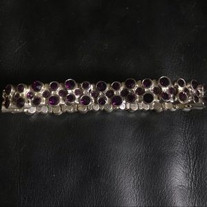 WHBM purple stretchable bracelet